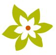 Logo of green flower