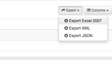 Export Data