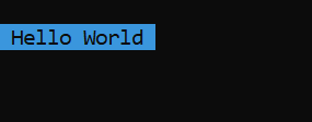output for background change