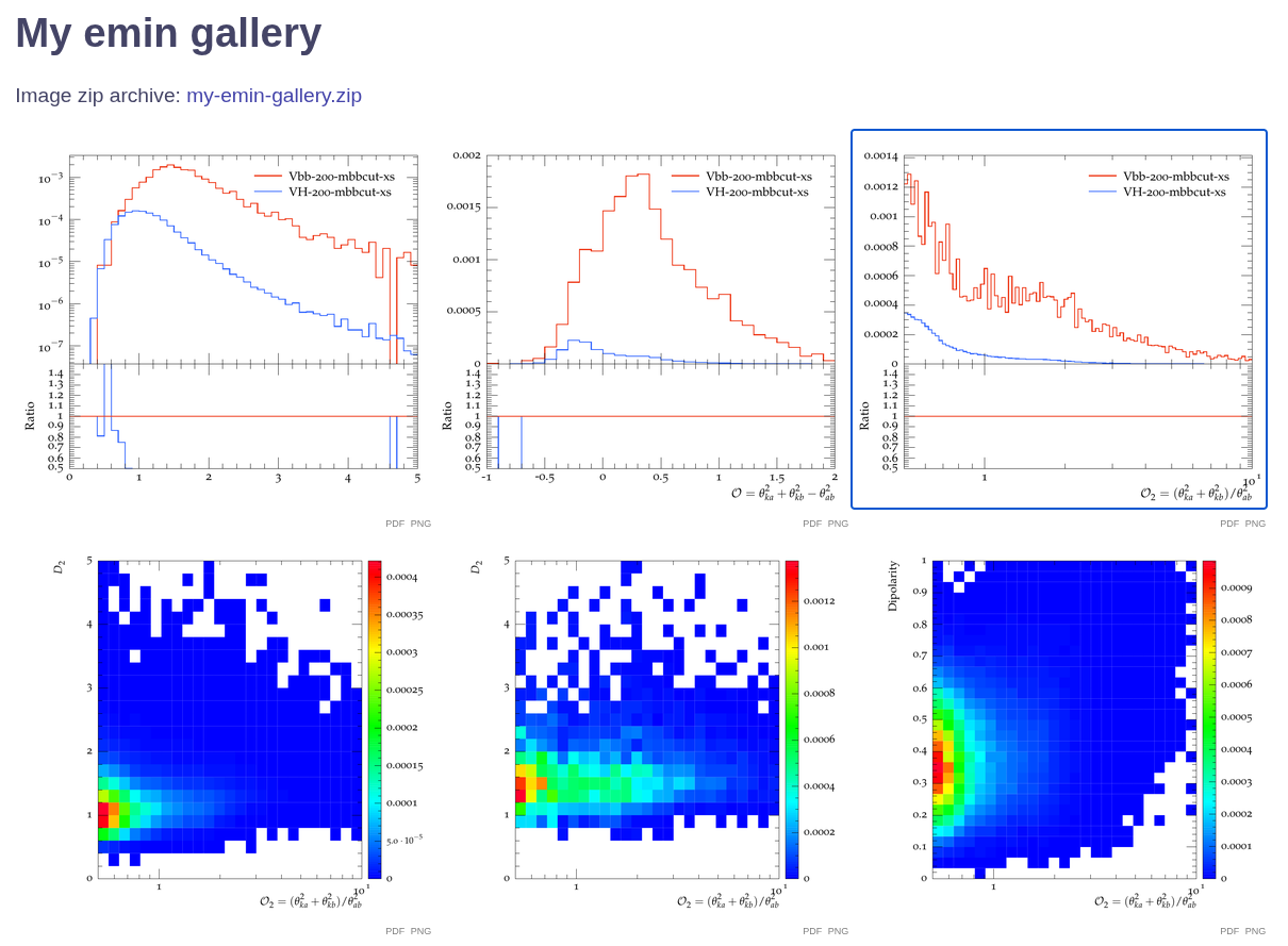 A demo emin gallery screenshot