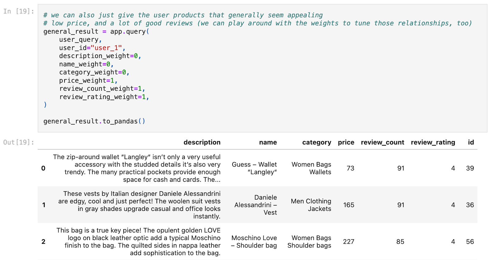 If the image does not render, you can check the notebook here: https://github.com/superlinked/superlinked/blob/main/notebook/recommendations_e_commerce.ipynb