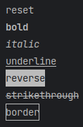 Styles with dark PyCharm theme