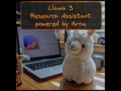 Llama3 Research Assistant powered by Groq