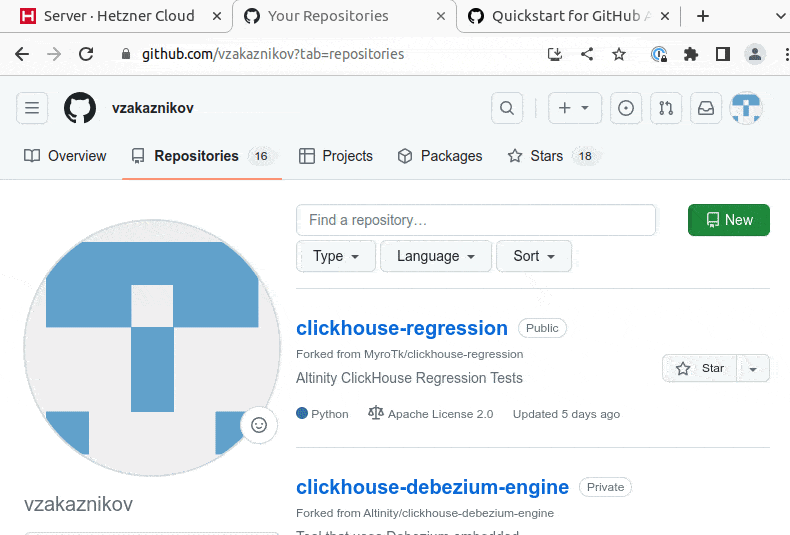 Creating GitHub Repository and Token