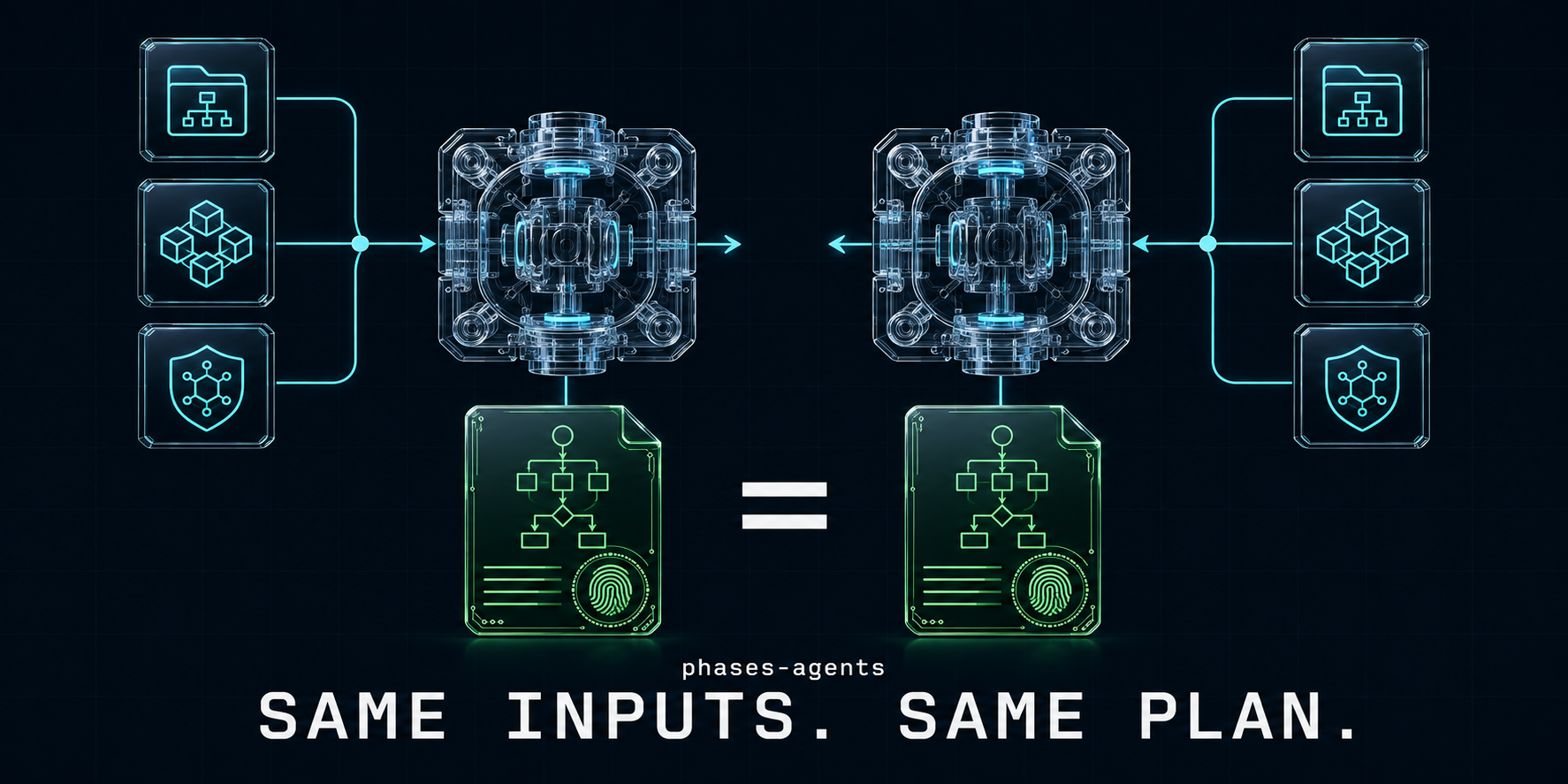 Same inputs, same plan