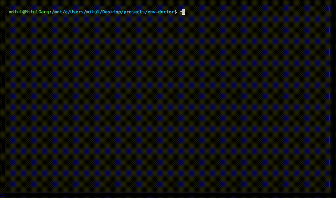 Env-Doctor Demo