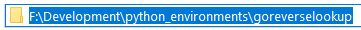 goreverselookup file explorer path 2