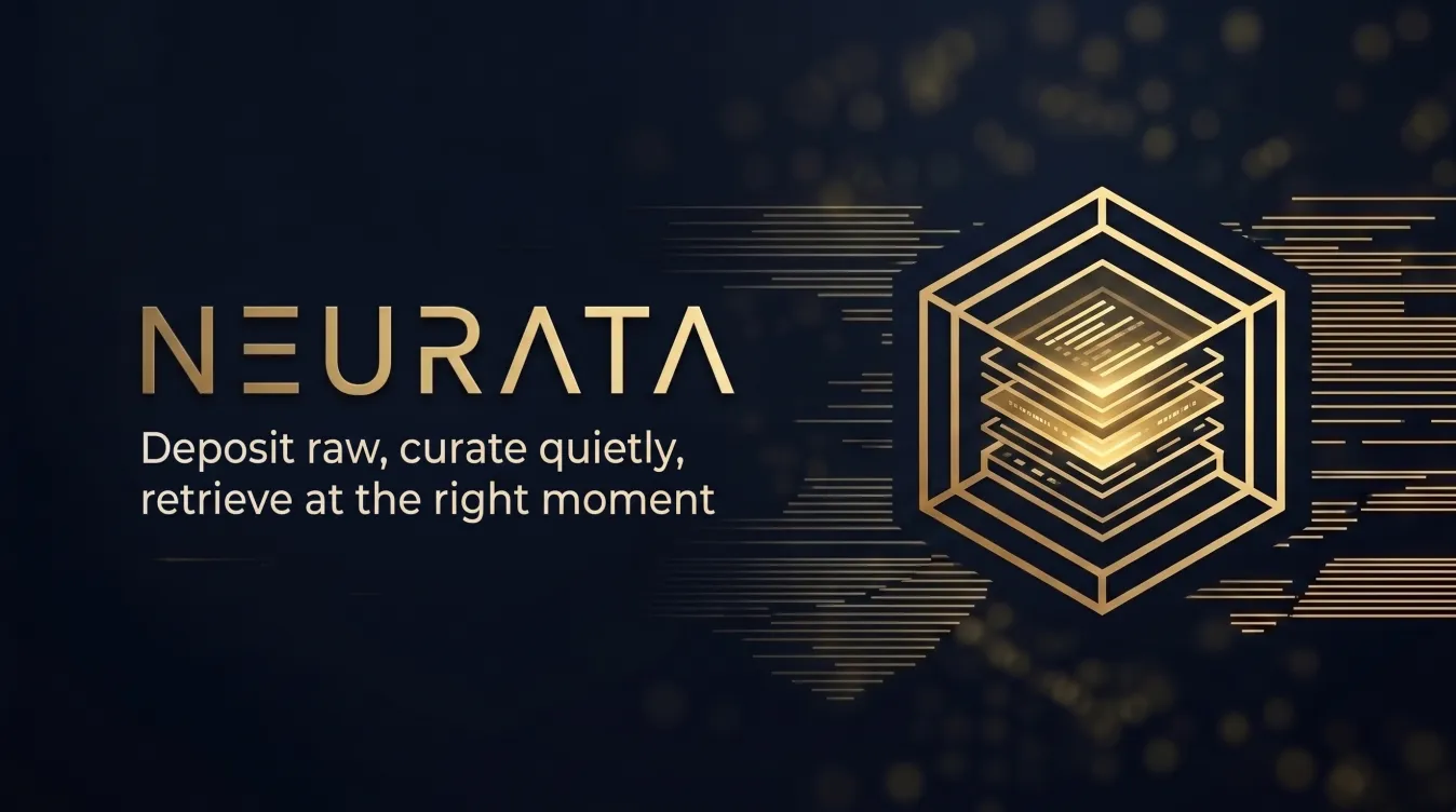 Neurata — the living memory of your environment: deposit raw, curate quietly, retrieve at the right moment