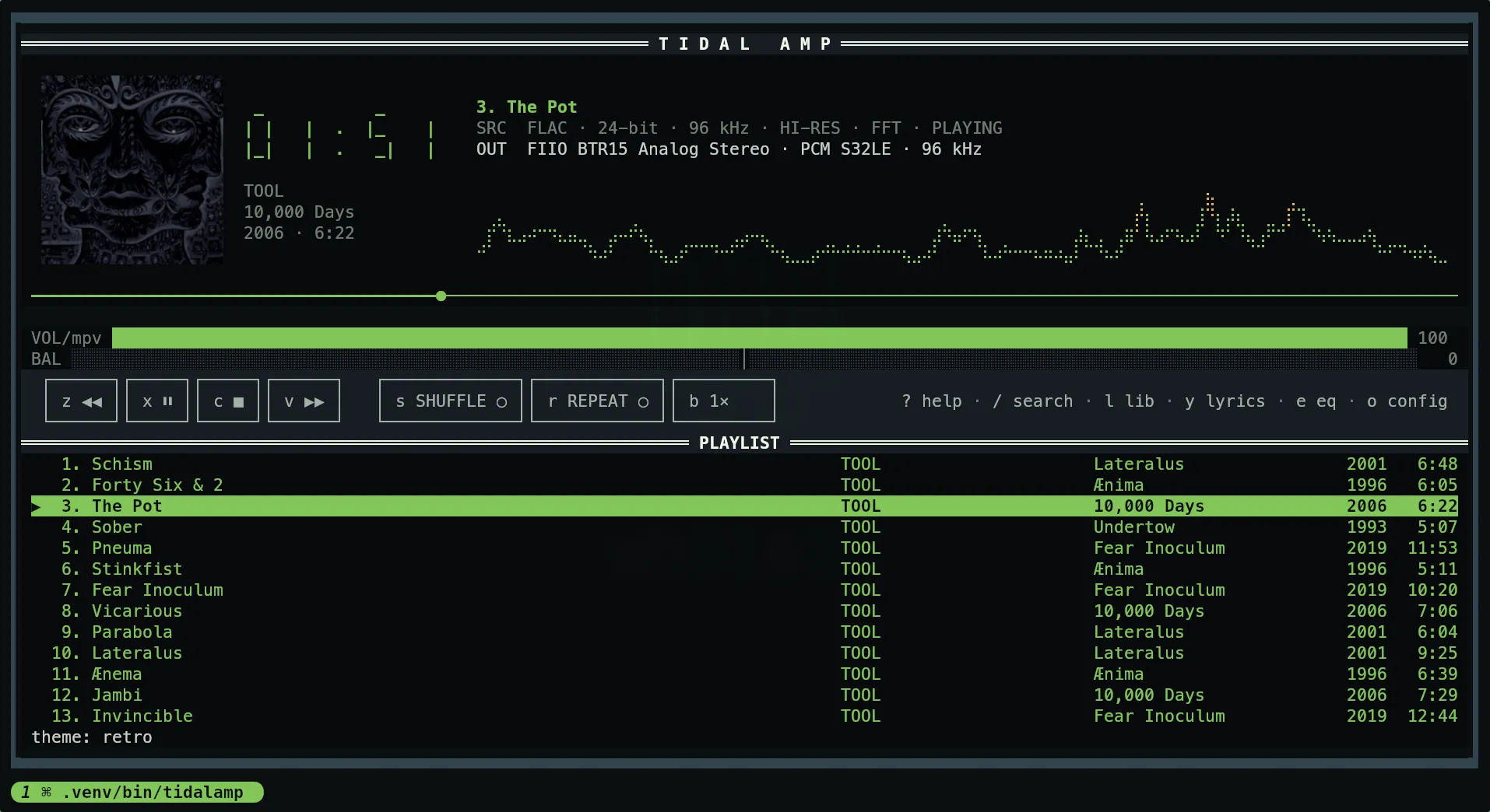 The retro layout