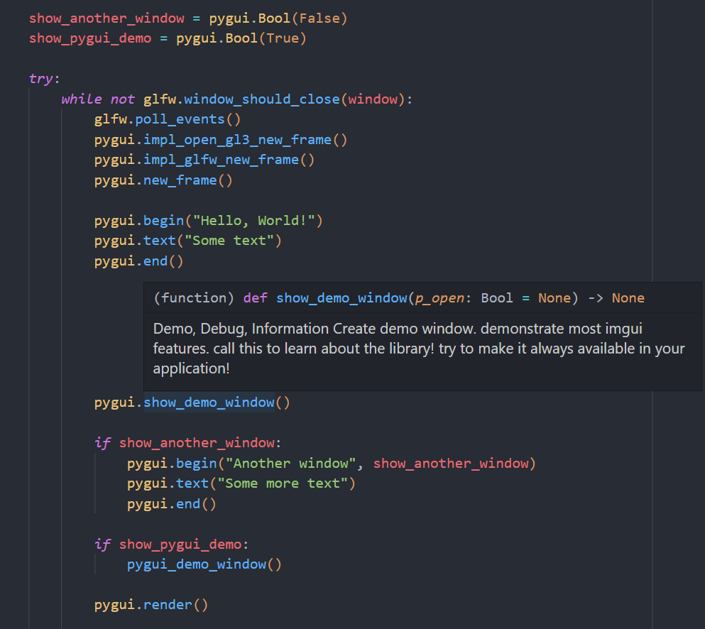 Intellisense