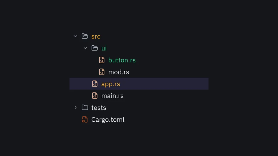 Expanding folders in a file tree