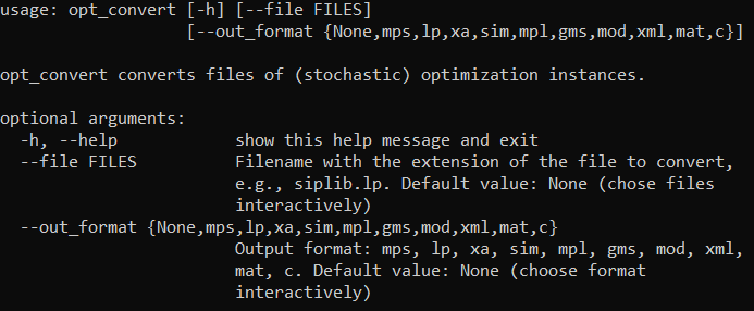 CLI example