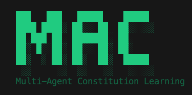 MAC — Multi-Agent Constitution Learning