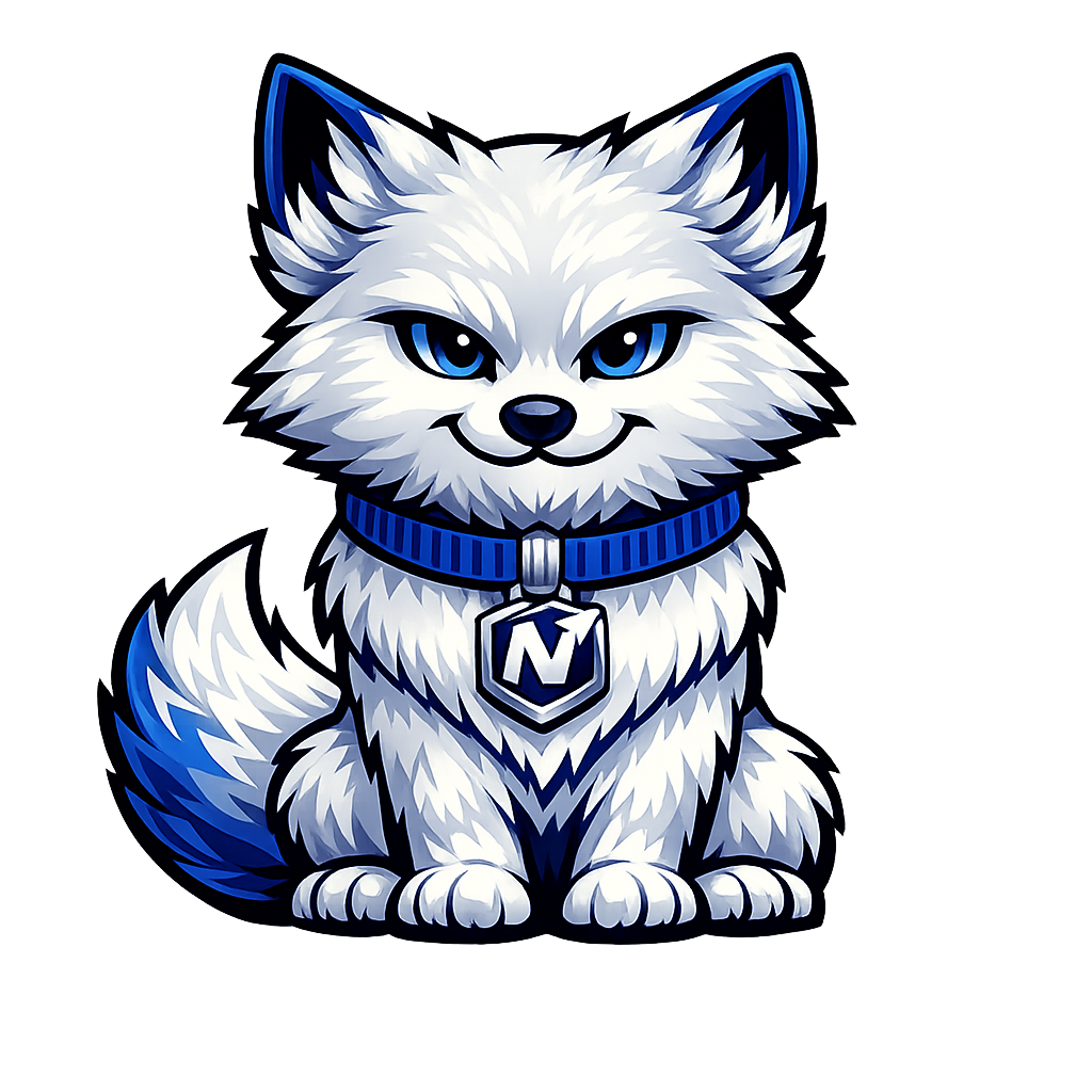 Nox, the NornFlow mascot.