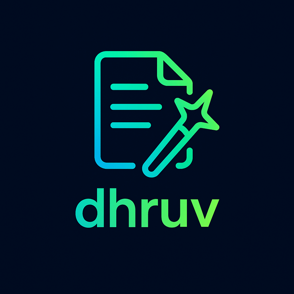 dhruv logo