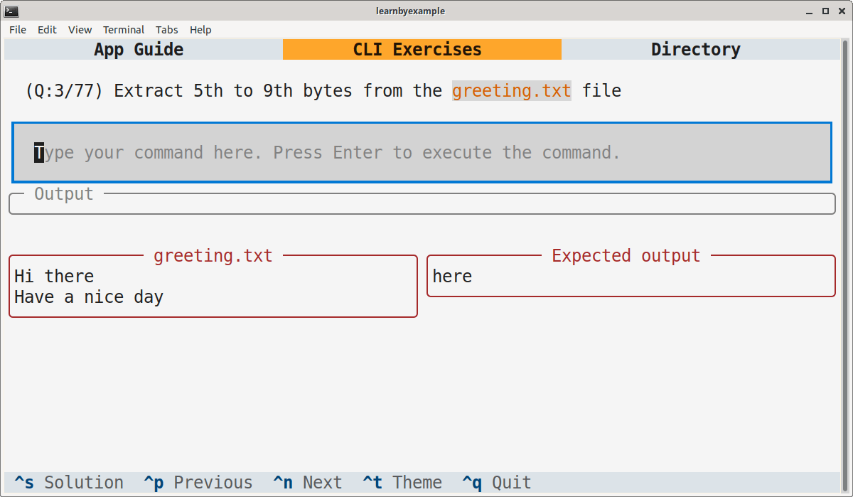 Sample question