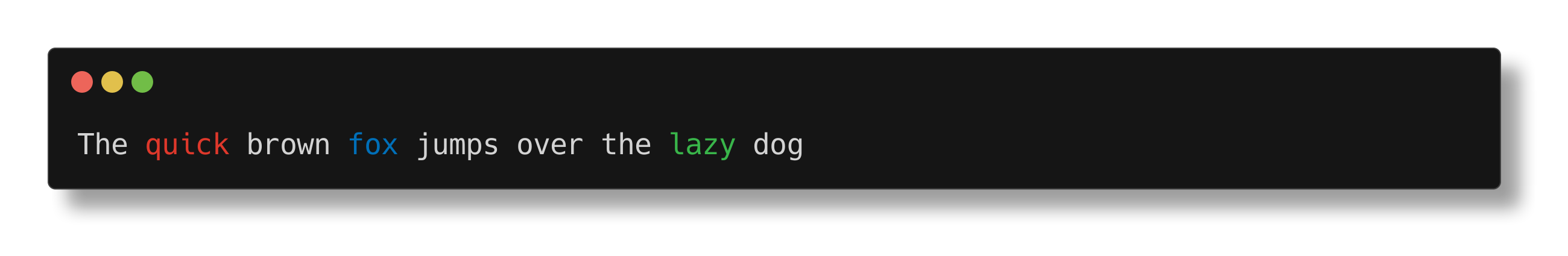 Pattern Highlighting