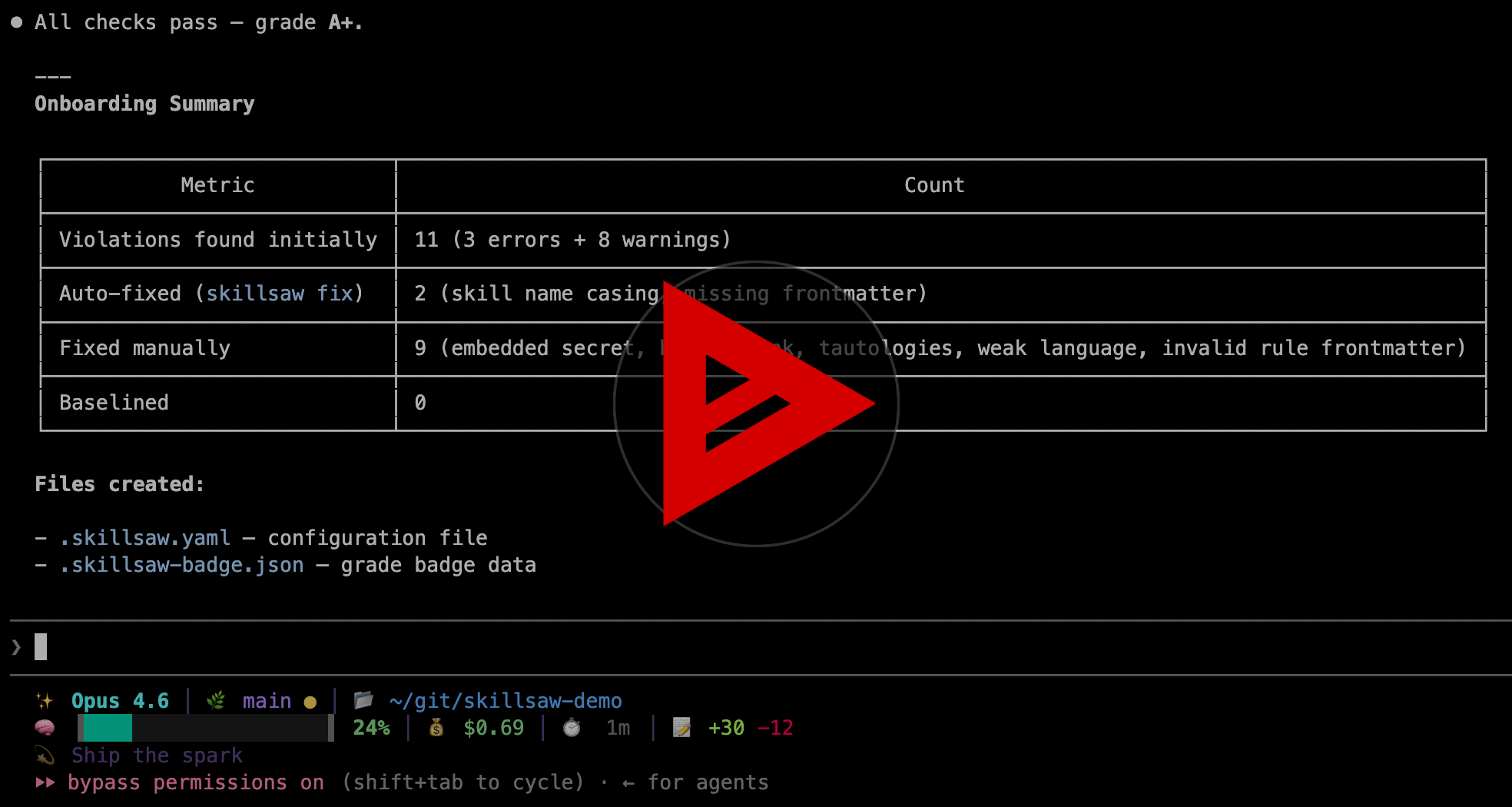 Watch the skillsaw onboarding demo