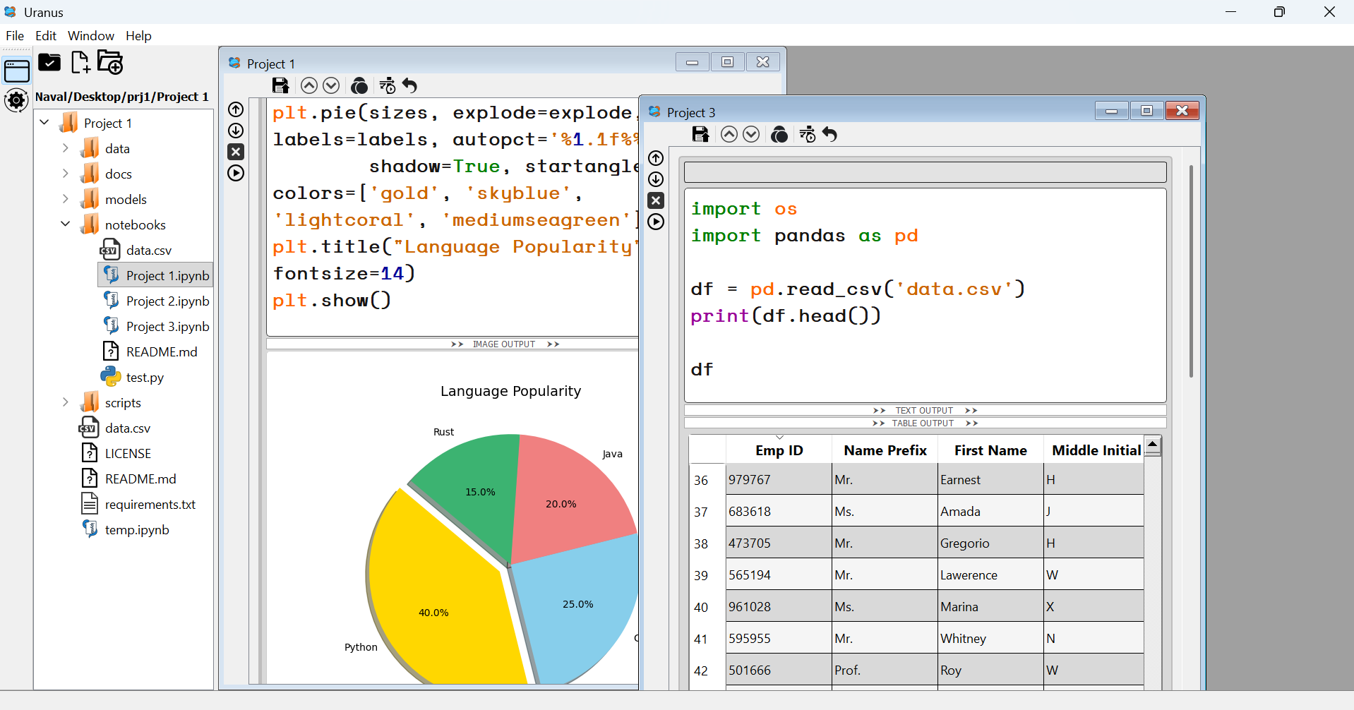 Uranus IDE file explorer by Attila Ghashghaei |   آتیلا قشقایی 