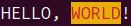 SipleColour example output