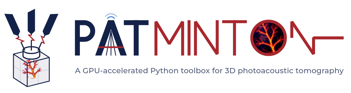 PATminton — a GPU-accelerated Python toolbox for 3D photoacoustic tomography