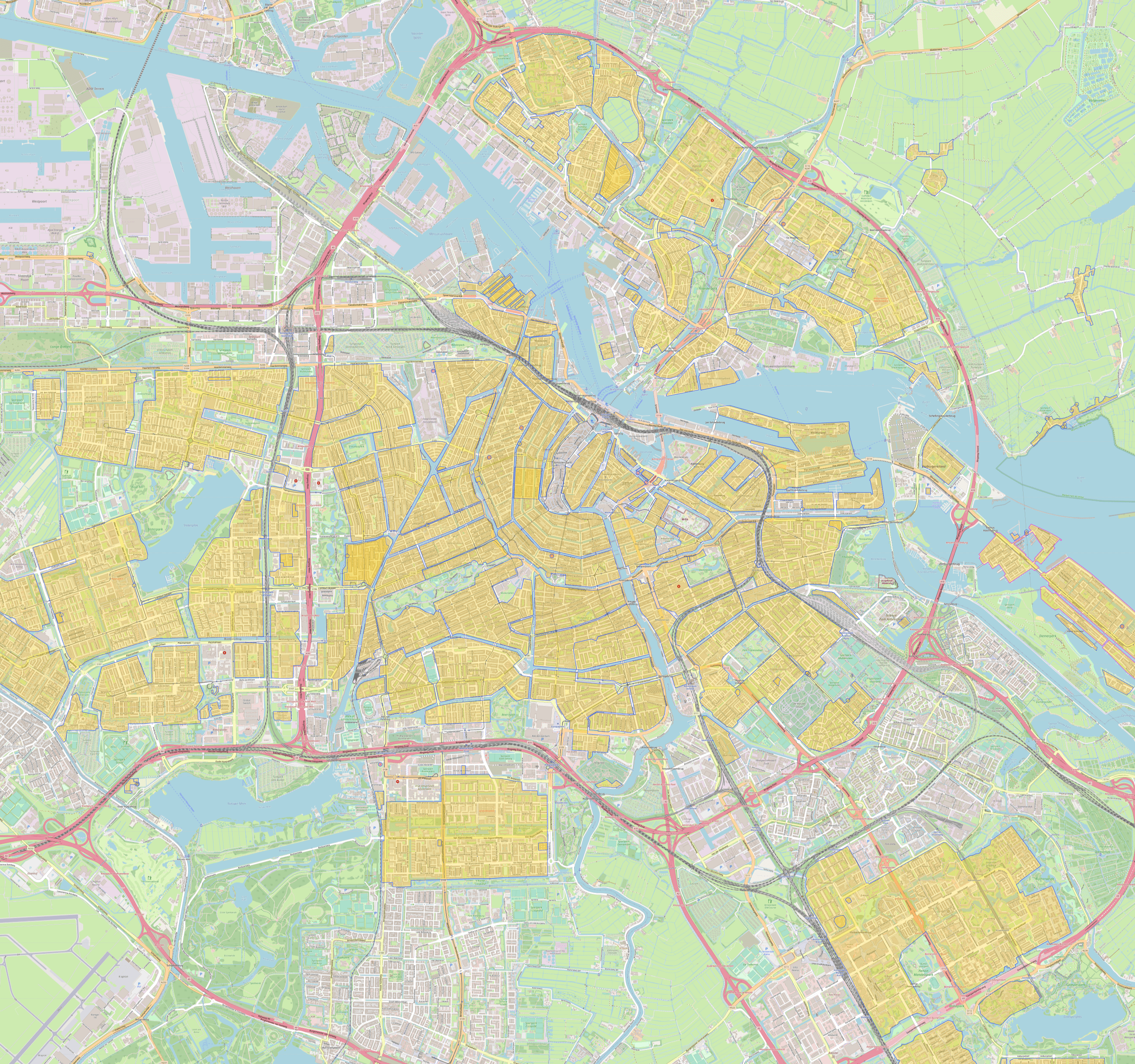 Residential Areas of Amsterdam