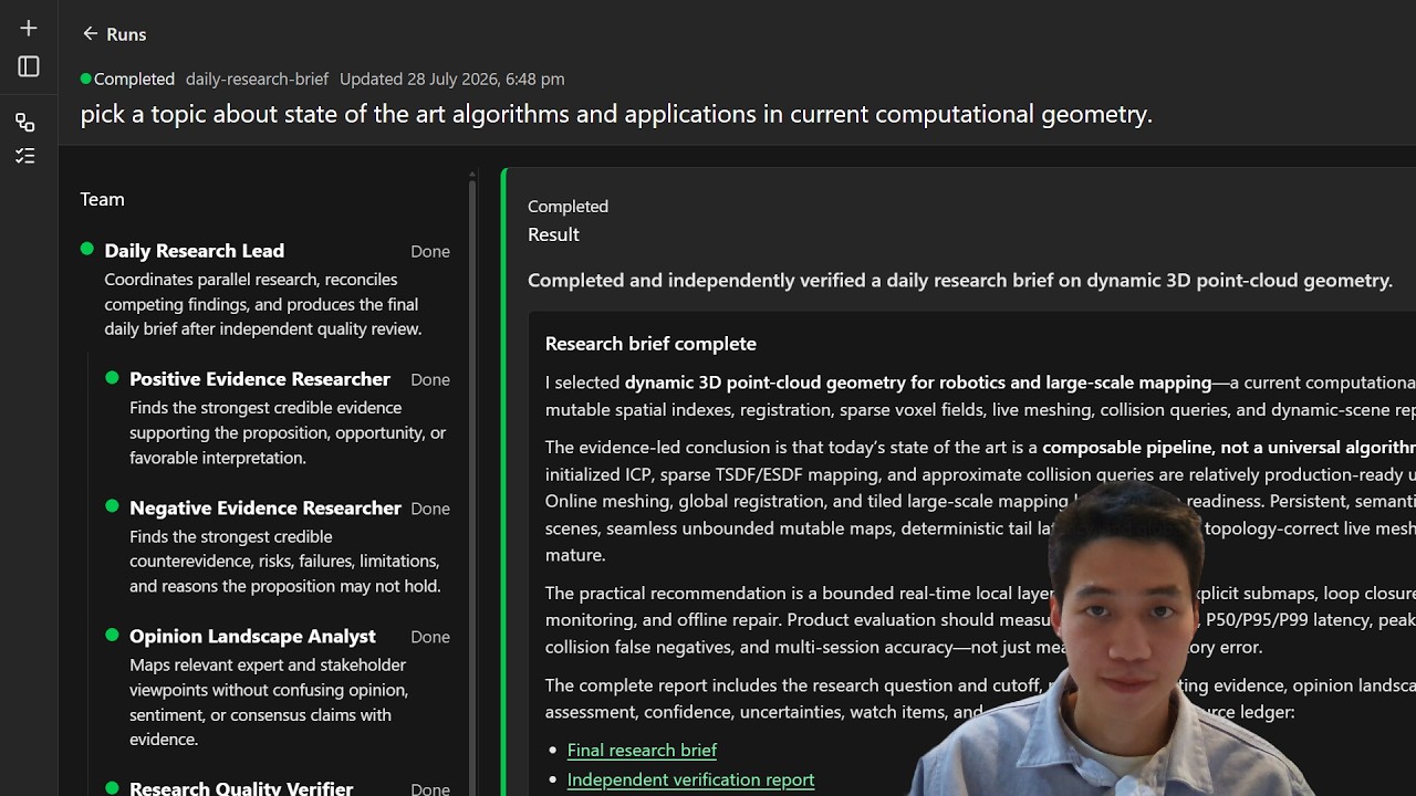 Watch the Banksia tutorial: build and run an accountable AI team