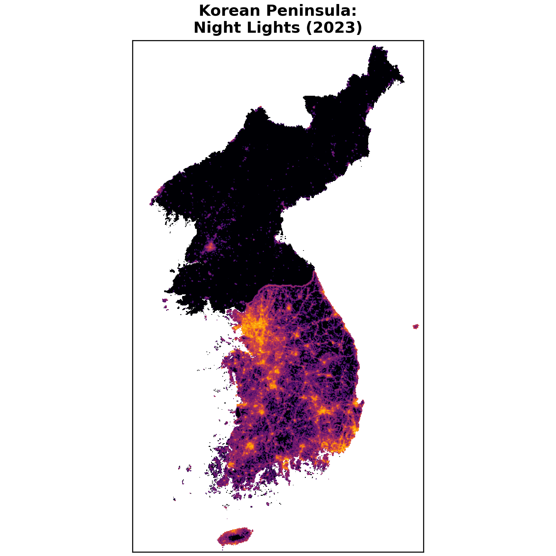 Korea Night Lights