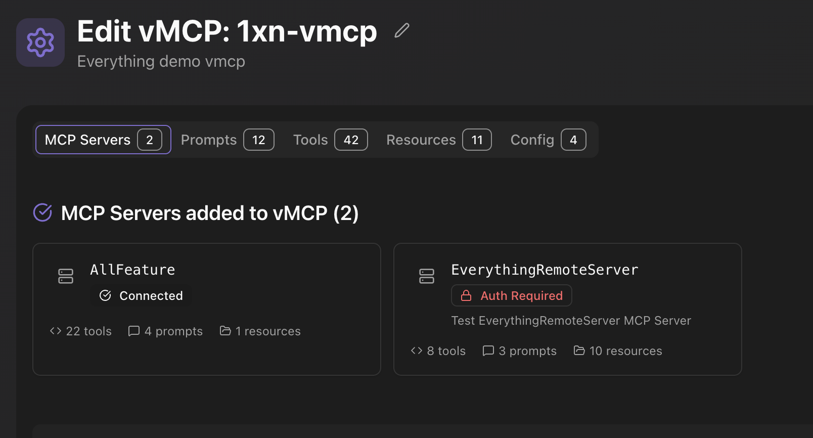 1xn vMCP Platform