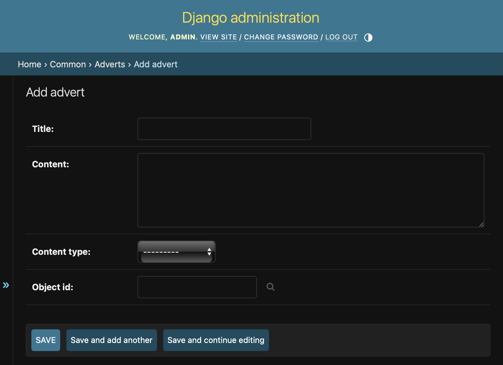 create form with admin_pretty_gfk