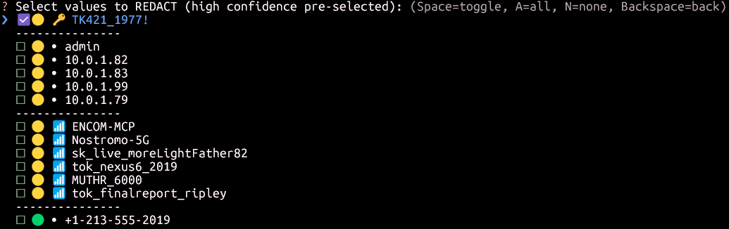 Redact Picker