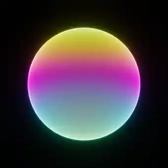 Rainbow Sphere — HDR Fibonacci sphere
