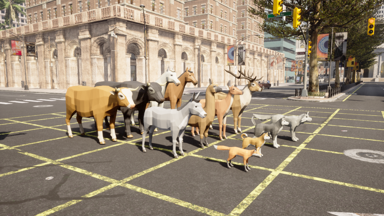 Animals in CARLA