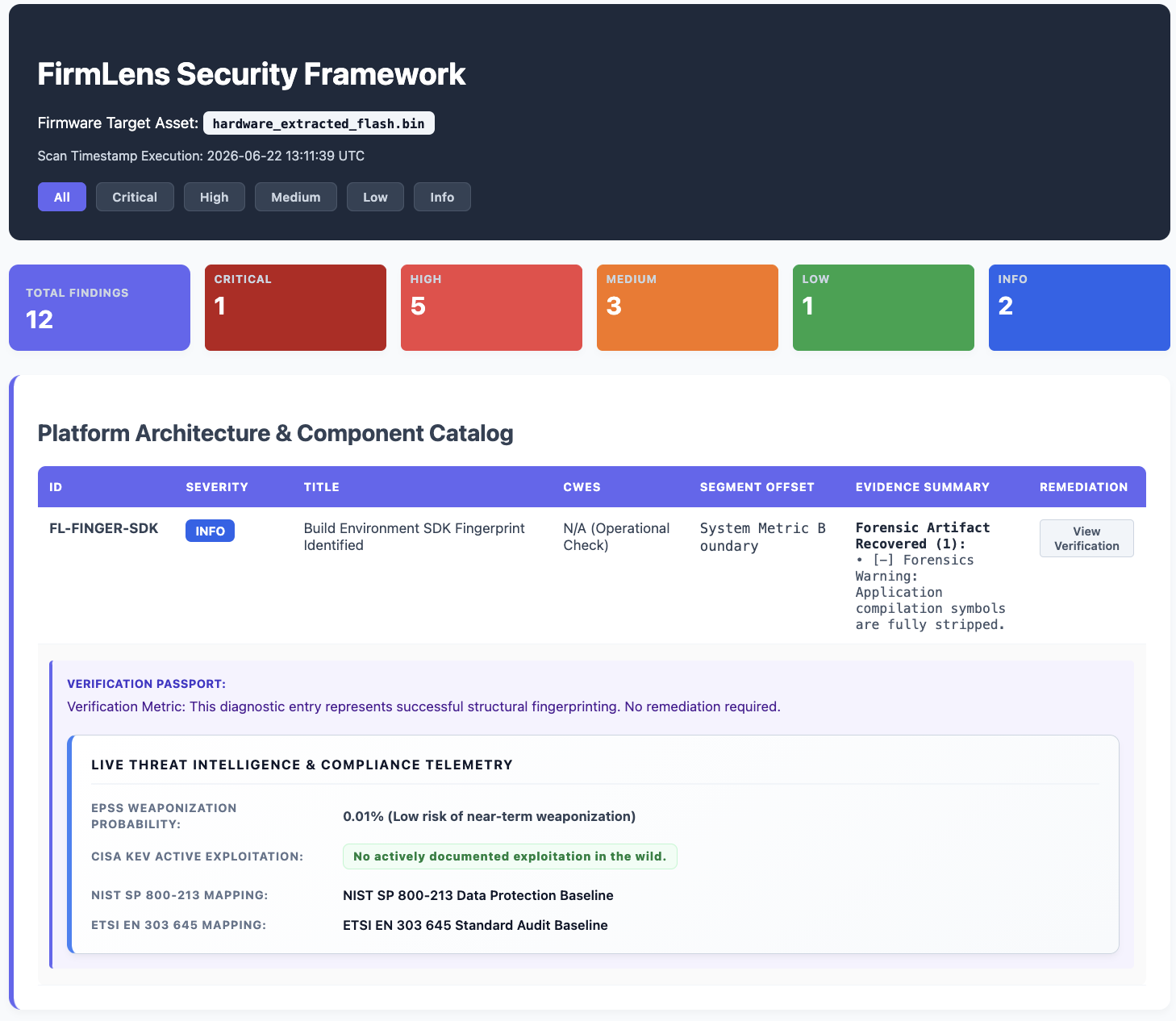 FirmLens HTML Report