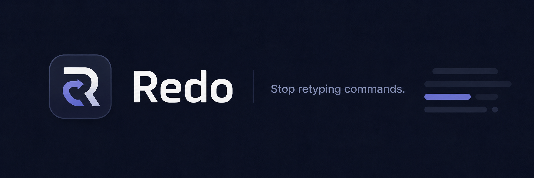 Redo banner
