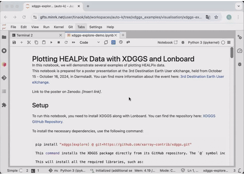 xdggs demo