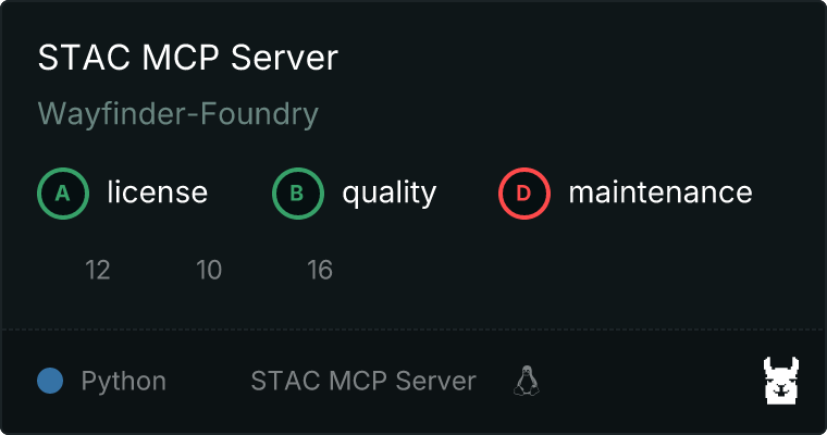 STAC Server MCP server