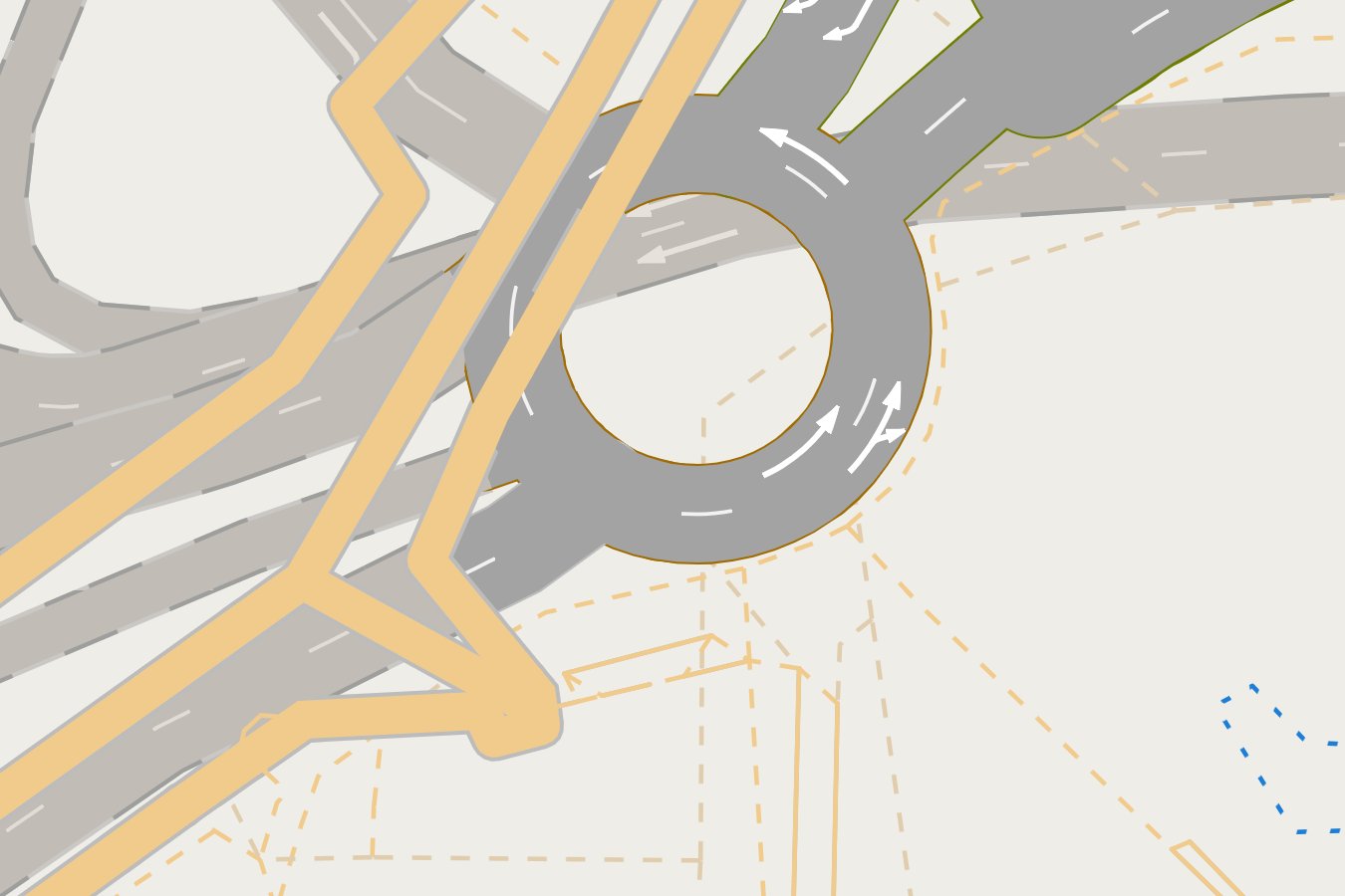 A roundabout