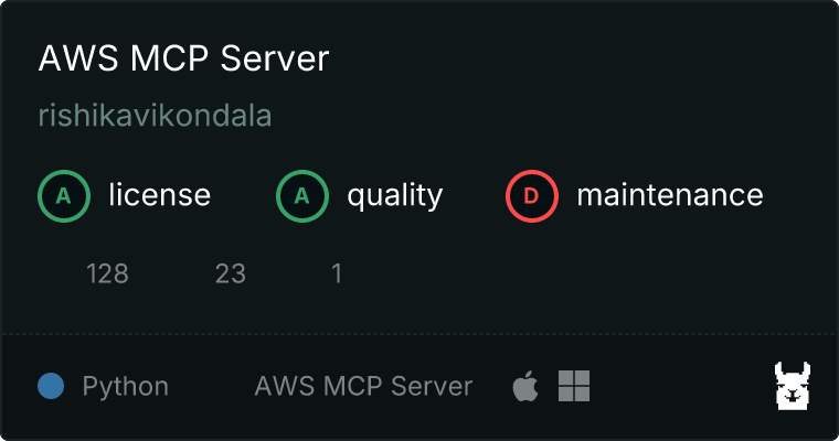 AWS Server MCP server