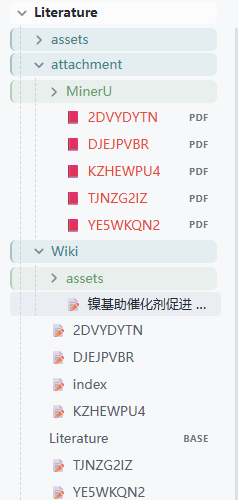 Obsidian 文献目录