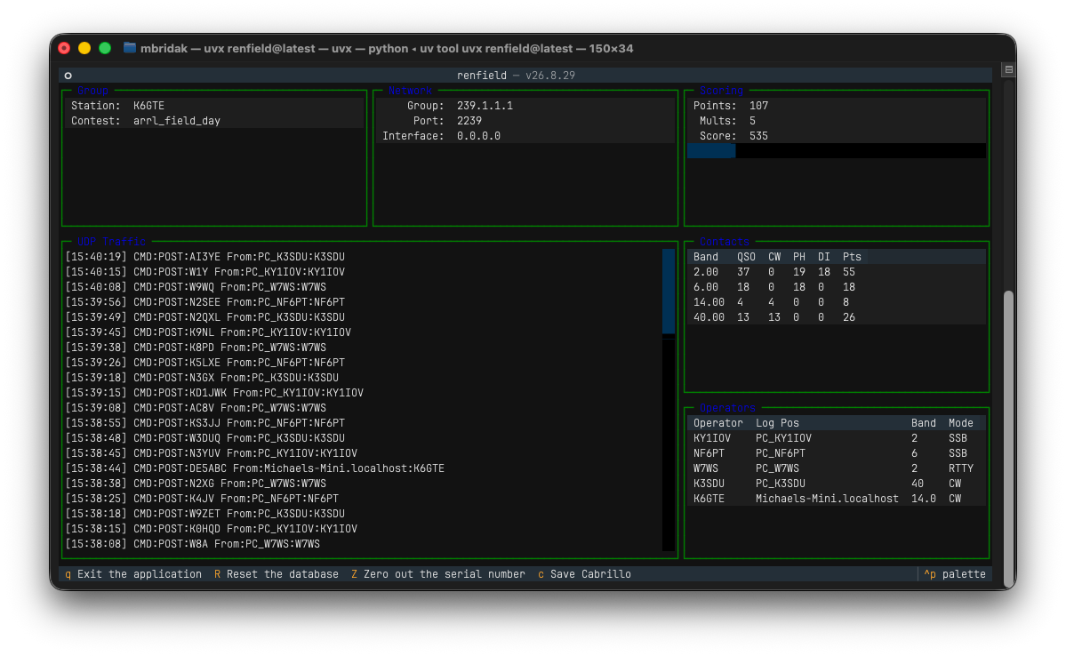 CLI Screenshot