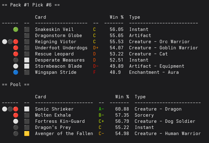 screenshot draft pick