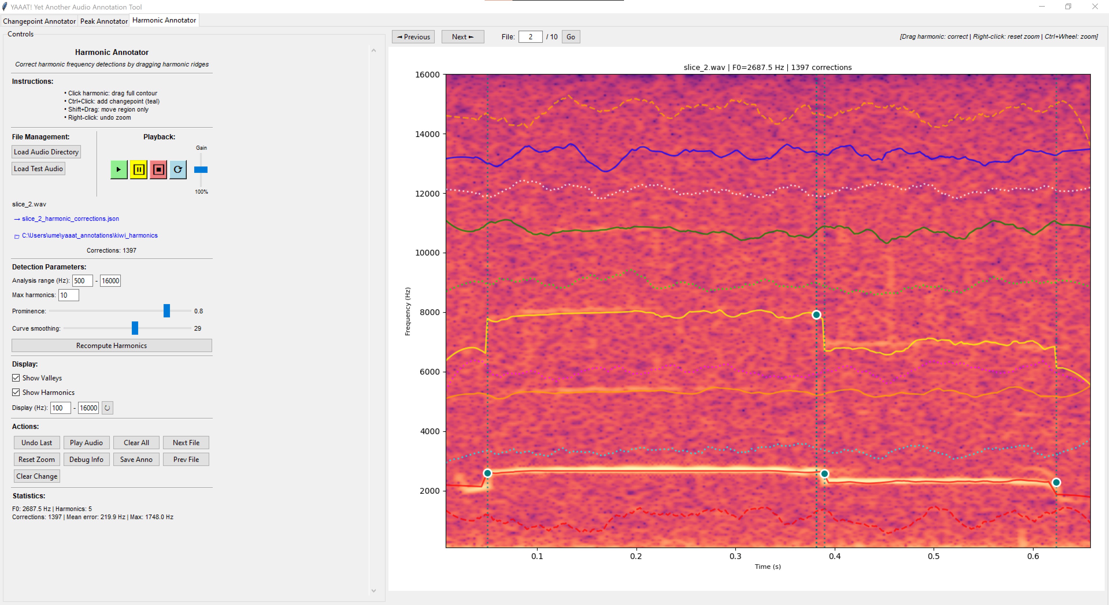 Harmonic Annotator