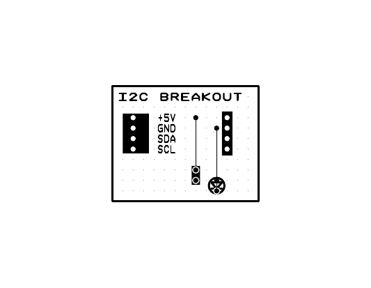 A silkscreen label