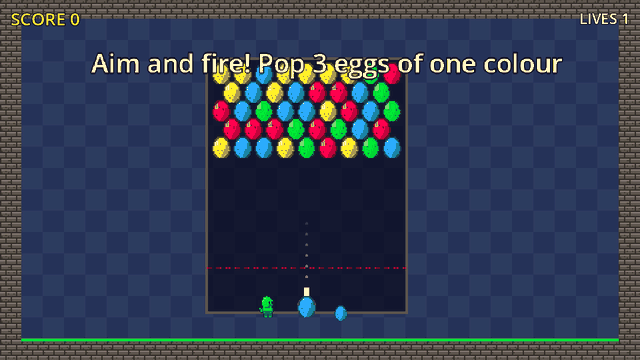 Dino Eggs: a bubble shooter with dinosaur eggs