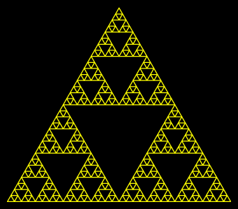 Sierpinski triangle example