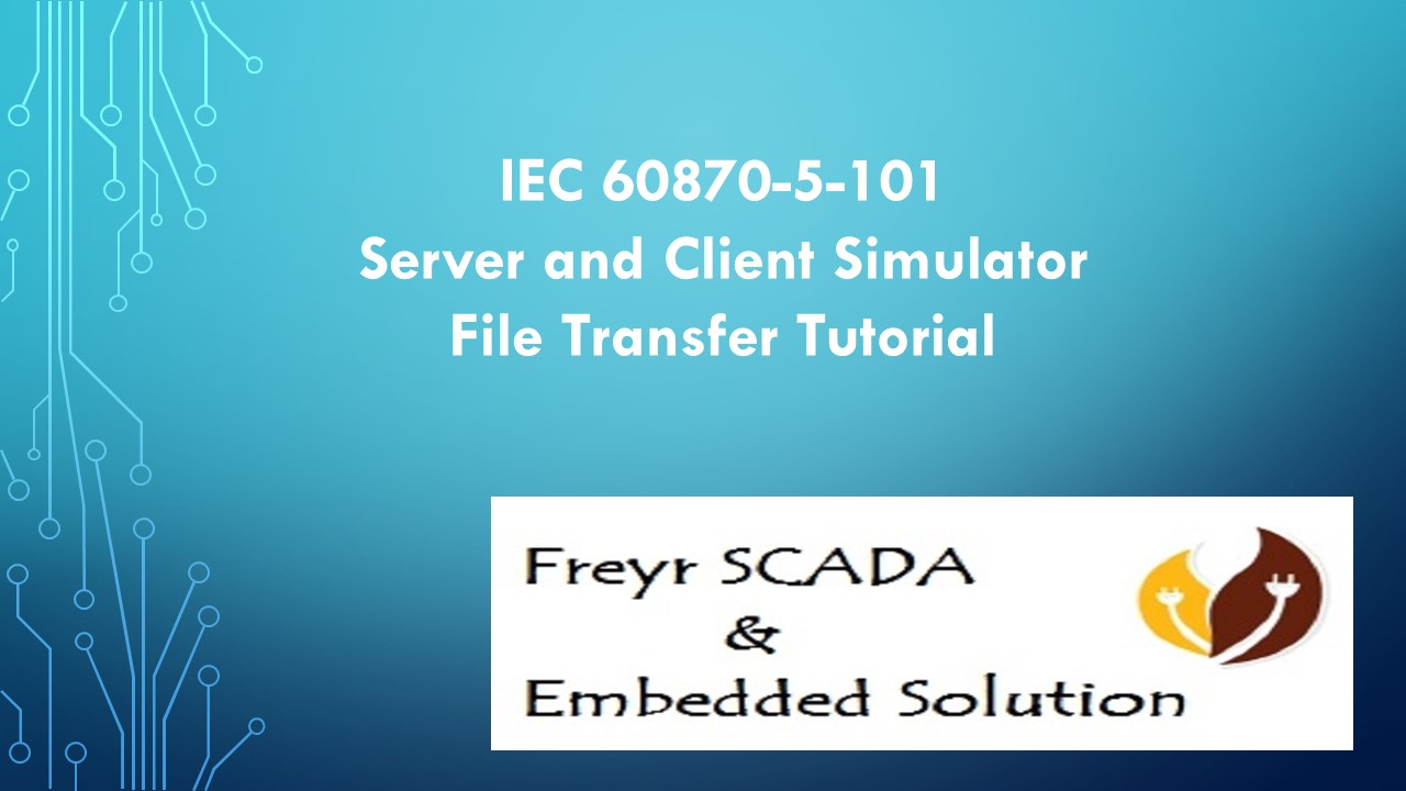 IEC 60870-5-101 Protocol Server and Client Simulator - File Transfer, Directory command operation